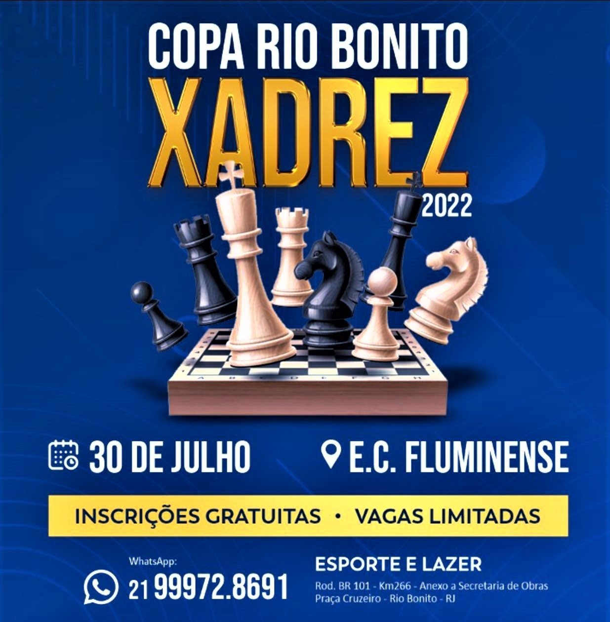 Notícias e eventos do xadrez fluminense