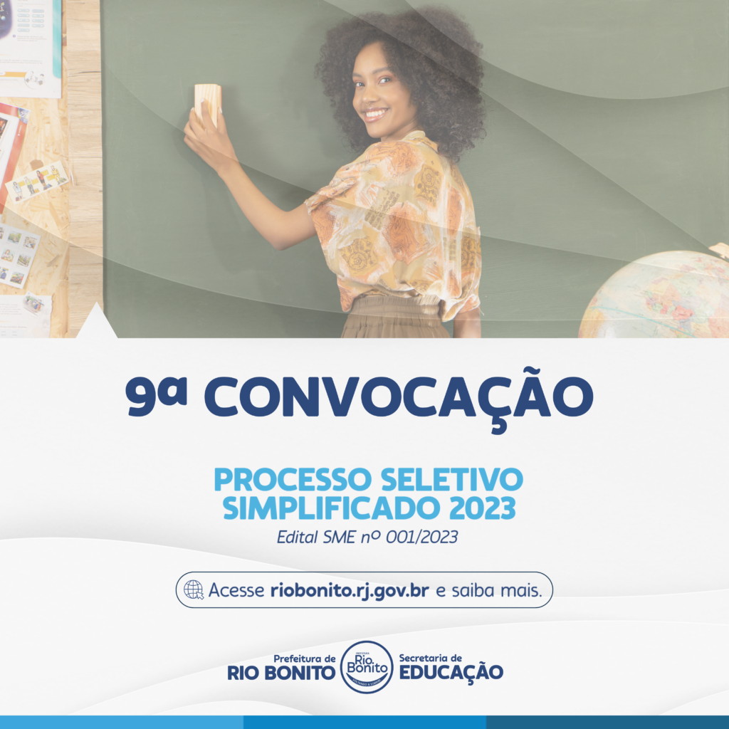 Educação Divulga 9ª Convocação Do Processo Seletivo 2023 Br 6628