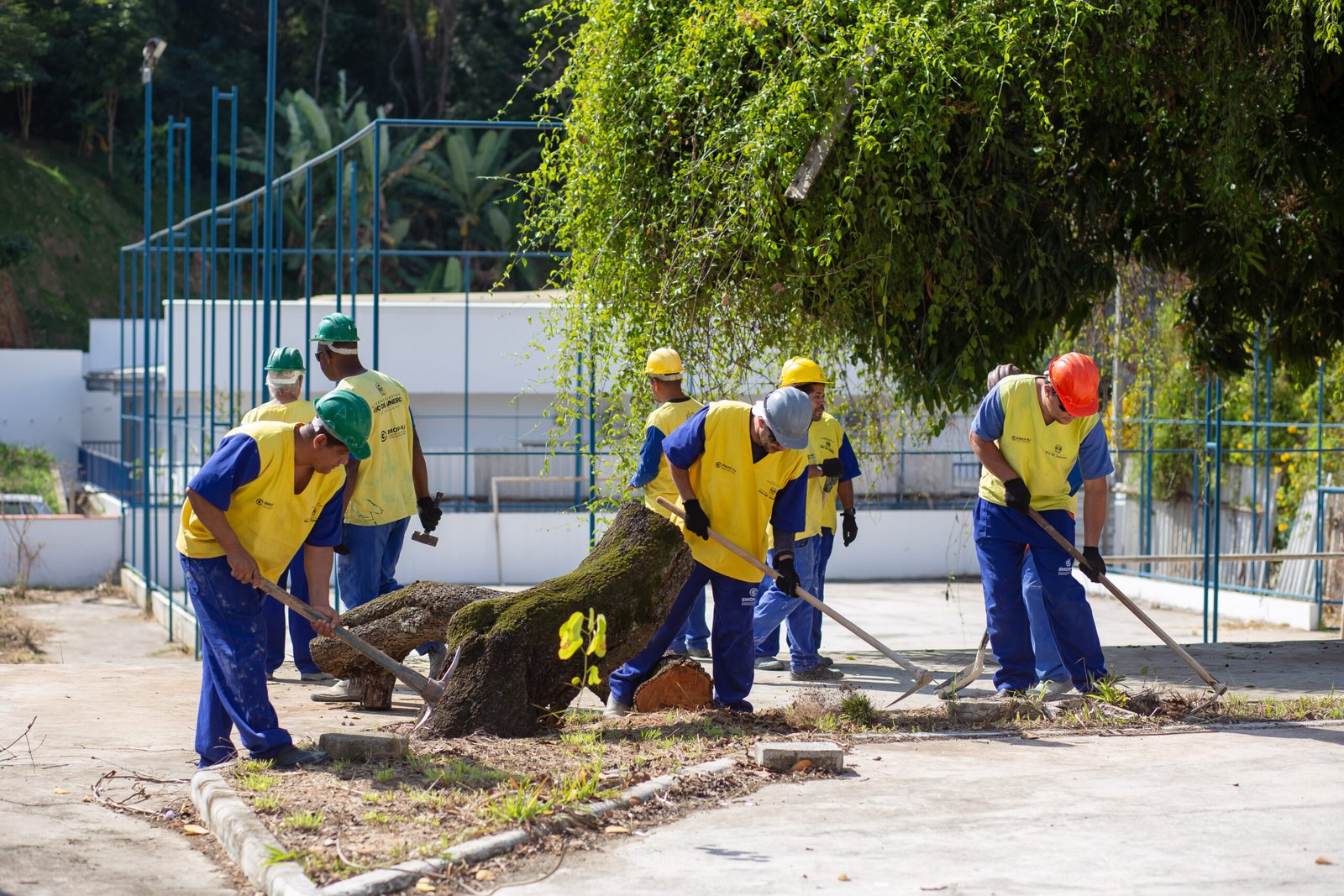Retomada das obras quadra do Ipê-25